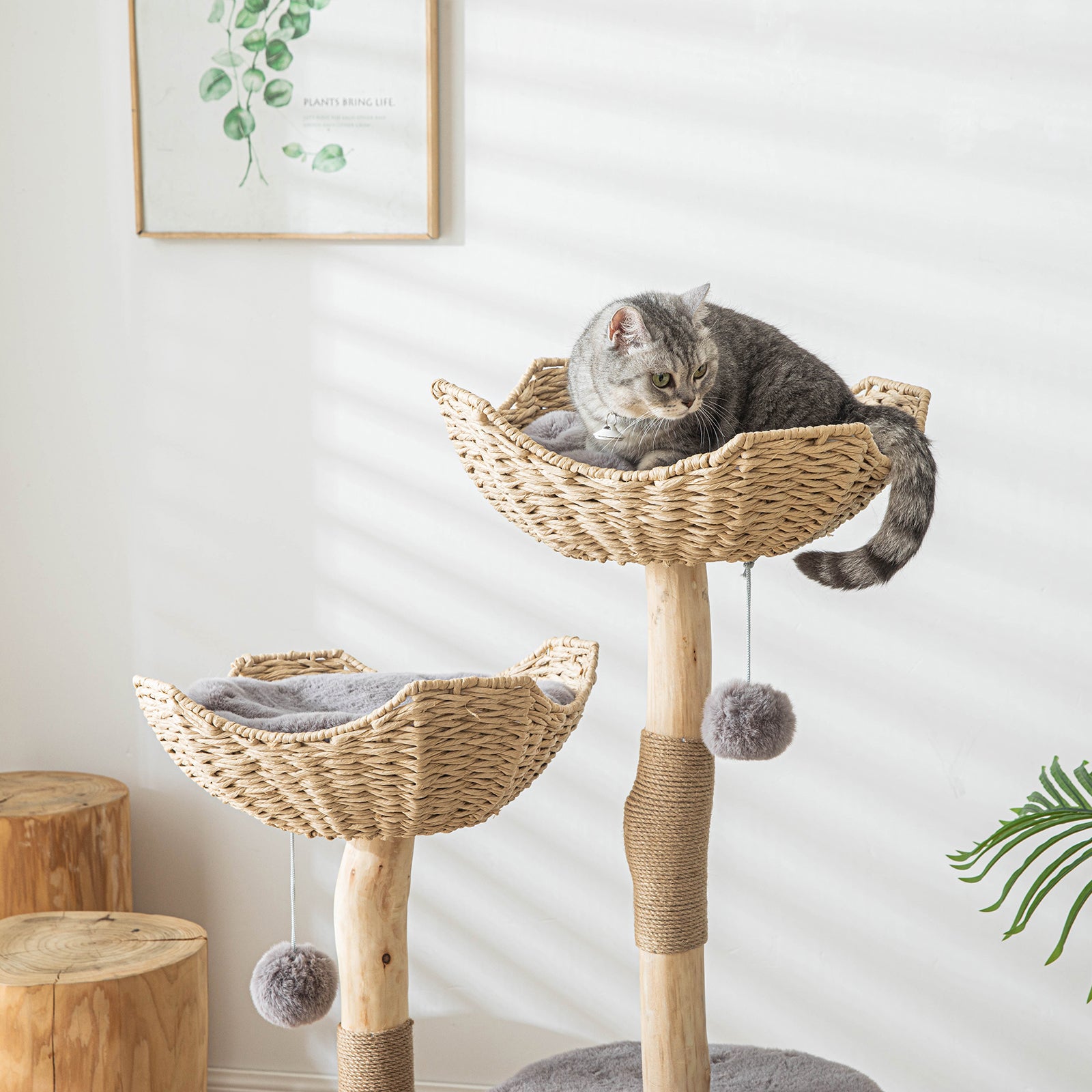 Luxury cat tower best sale